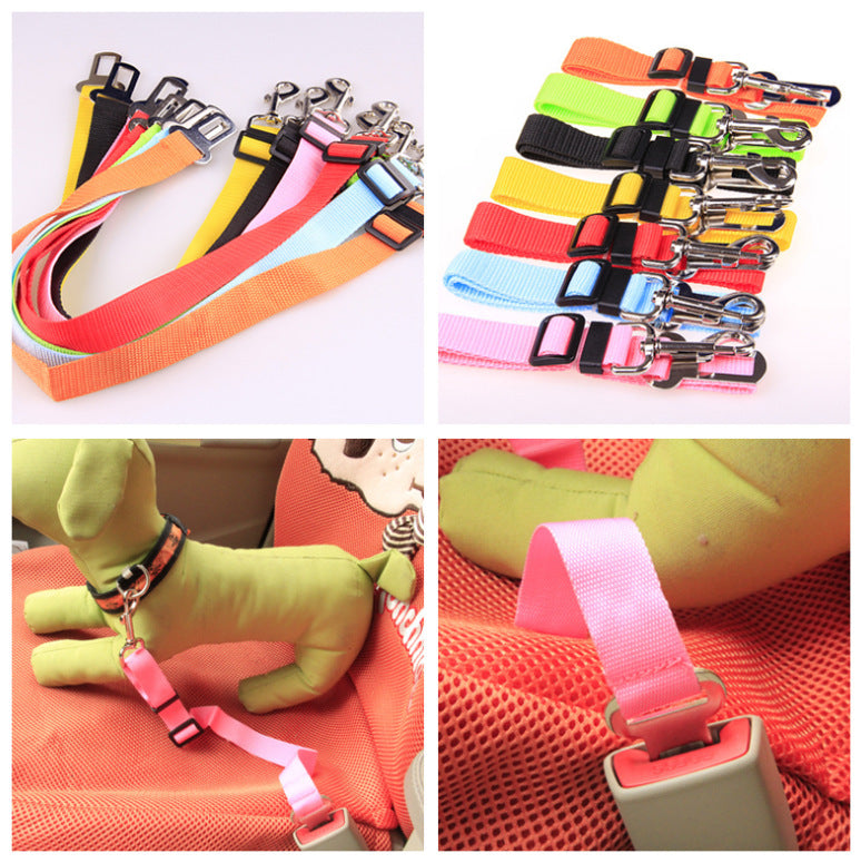 Adjustable Polyester Dog Strap Seat Belt
