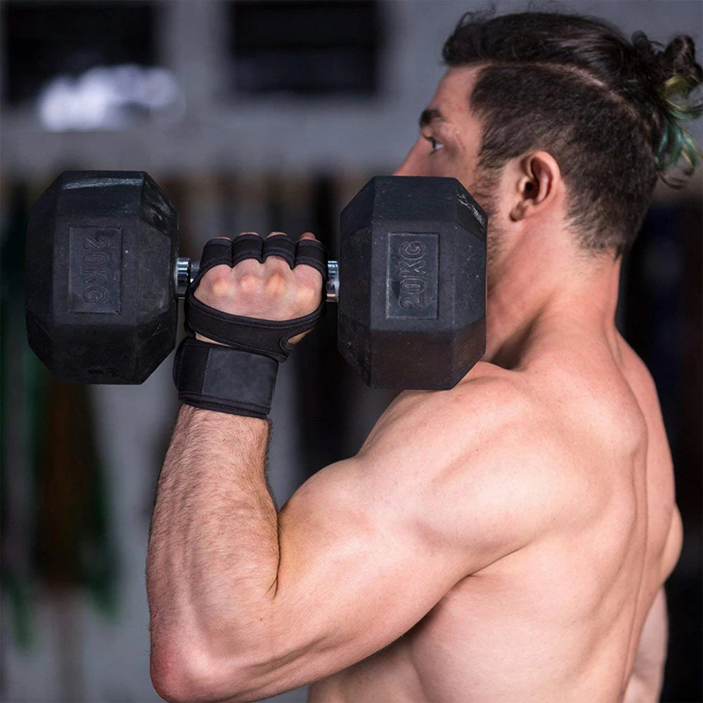 1 Pairs Weightlifting Training Gloves for Men Women