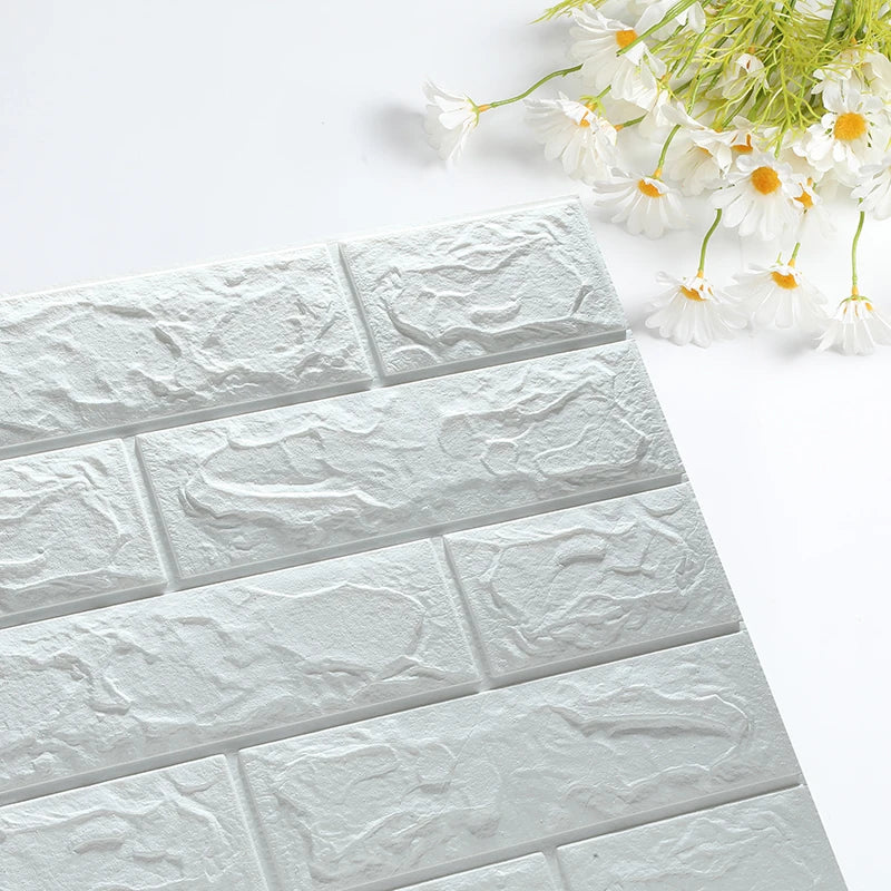 25pcs 3D Wall Stickers Self Adhesive Wallpaper Panel Home Decor