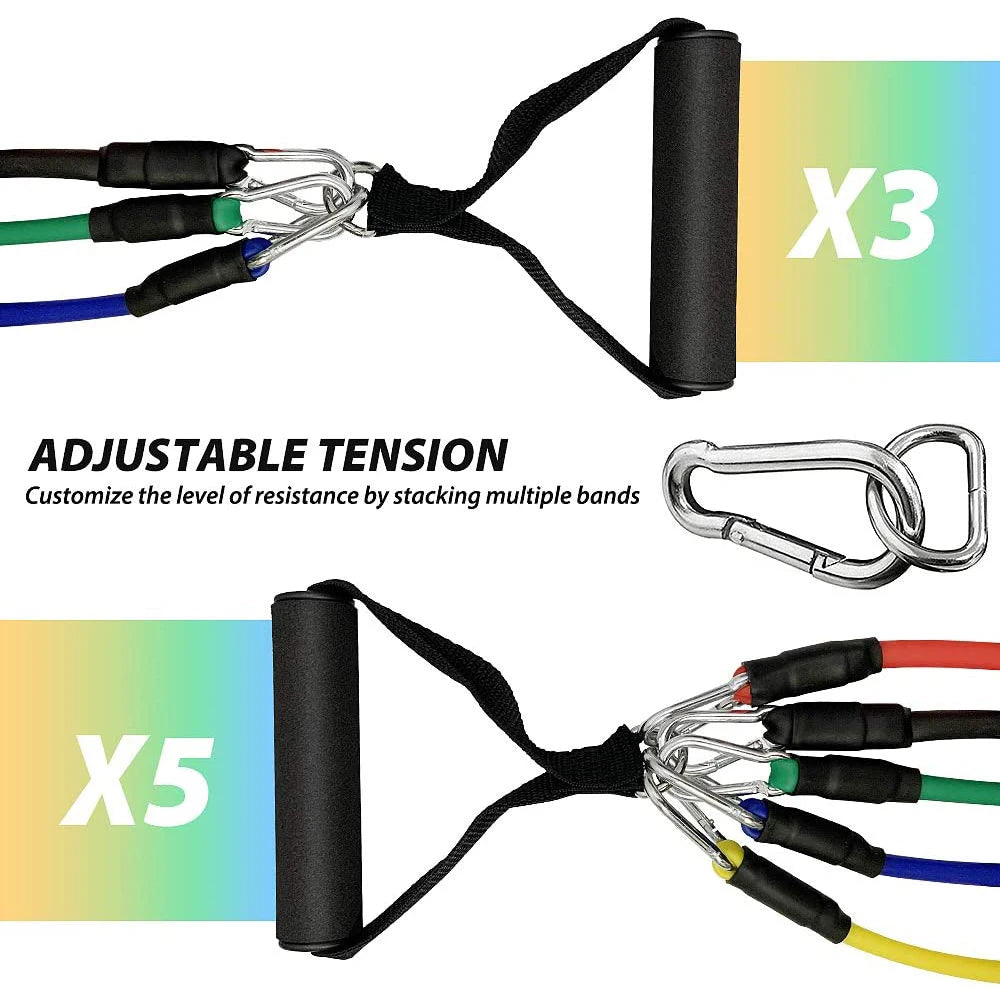 Resistance Bands Set Home Gym Equipment Professional Weight Training Fitness
