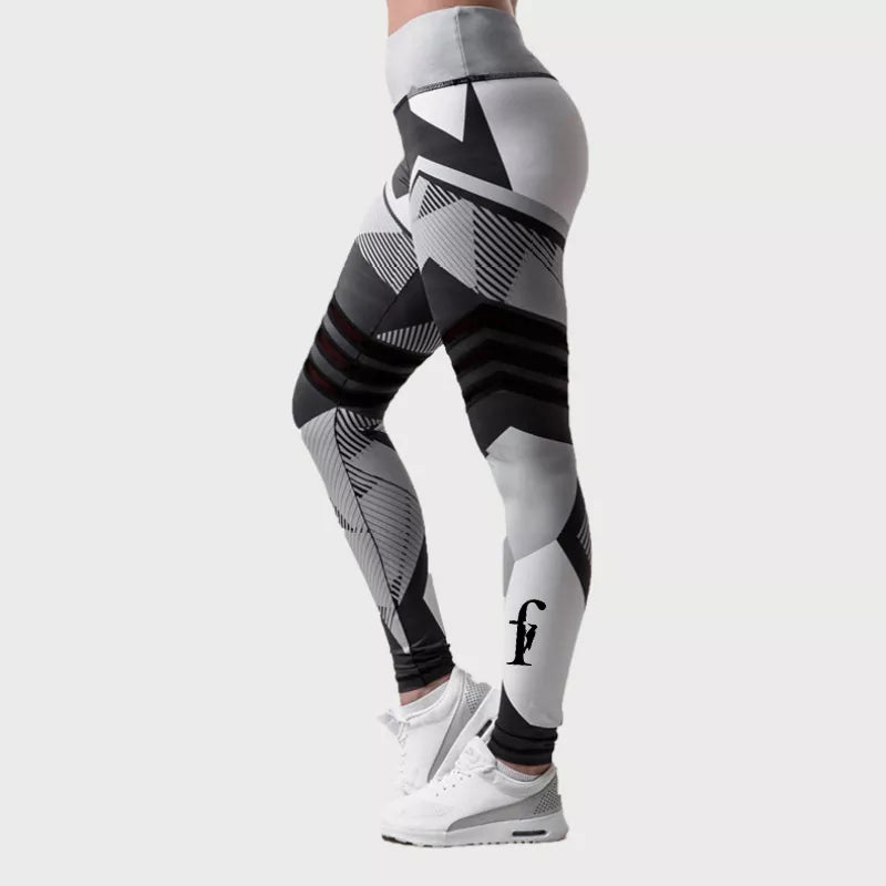 Women's yoga pants, featuring a high waist for a flattering fit