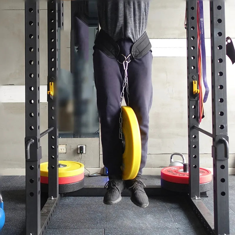 Thicken Weight Lifting Belt With Chain Dipping Belt