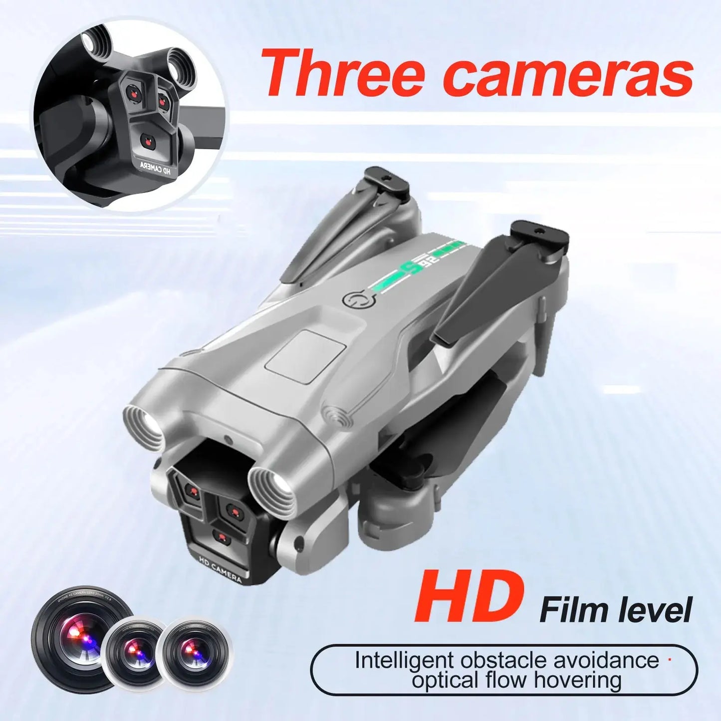 S92 HD 4K Drone with High Grip, Foldable