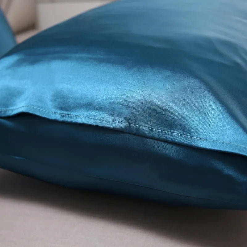 Pillow Cover Silky Satin Pillow Case Comfortable