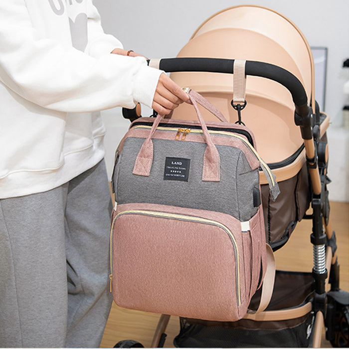 New Mommy Baby Crib Backpack Large Capacity Insulated Bag