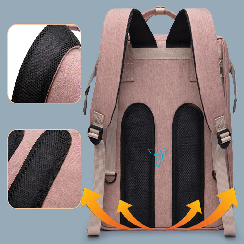New Mommy Baby Crib Backpack Large Capacity Insulated Bag