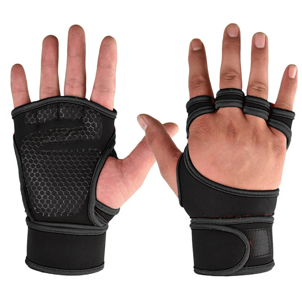 1 Pairs Weightlifting Training Gloves for Men Women
