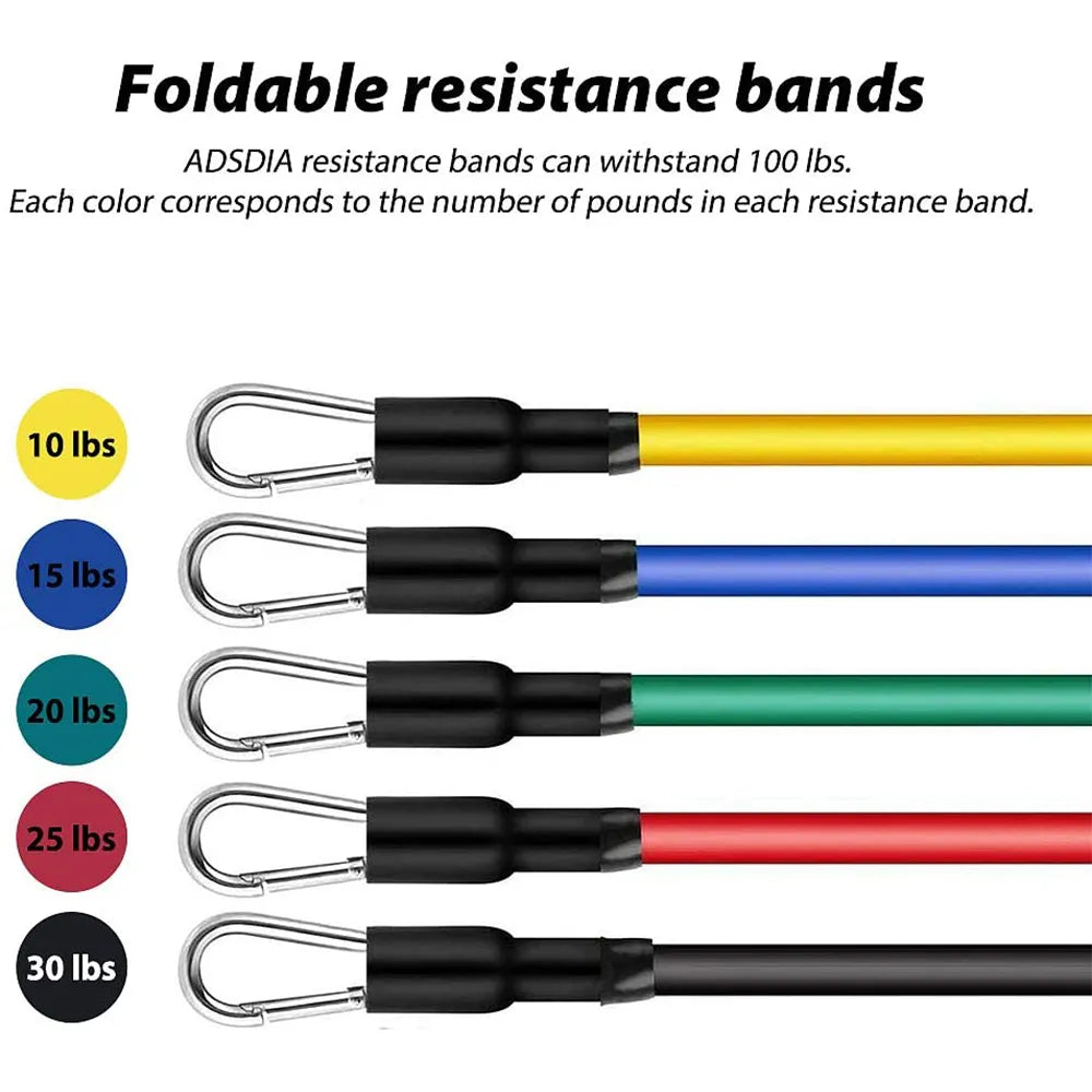 Resistance Bands Set Home Gym Equipment Professional Weight Training Fitness