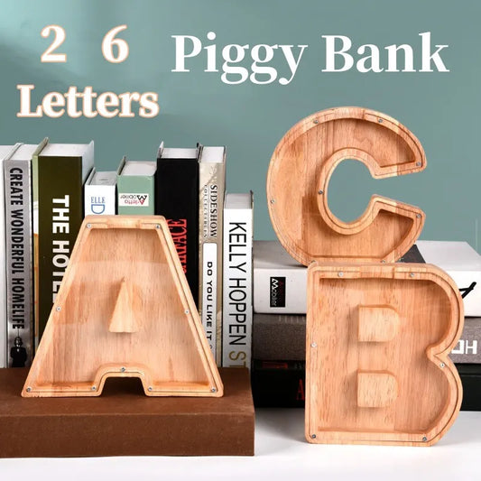 26 Letters piggy Bank