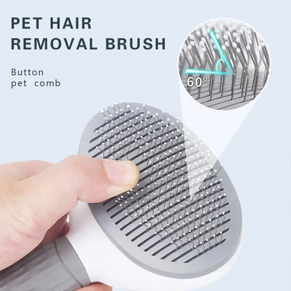 Pet Dog Brush Cat Comb Self Cleaning Pet Hair Remover