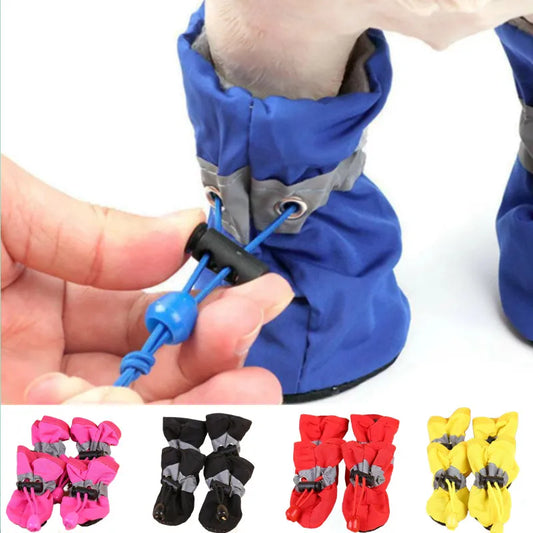 Pet Booties Waterproof Pet Shoes For Small Cats Dogs Puppy Dog