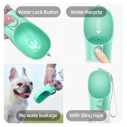 Portable Dog Water Bottle for Outdoor Leakproof