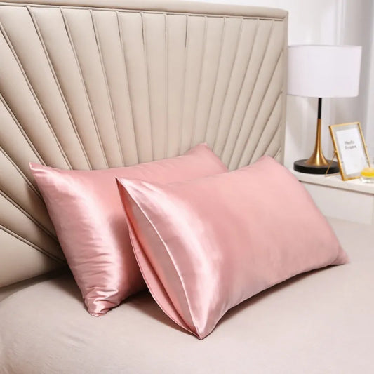 Pillow Cover Silky Satin Pillow Case Comfortable